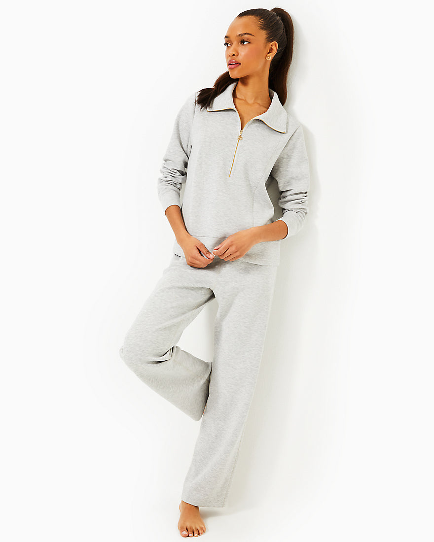 Alwyn Upf 50 Plus Pant - Heathered Pebble Beach