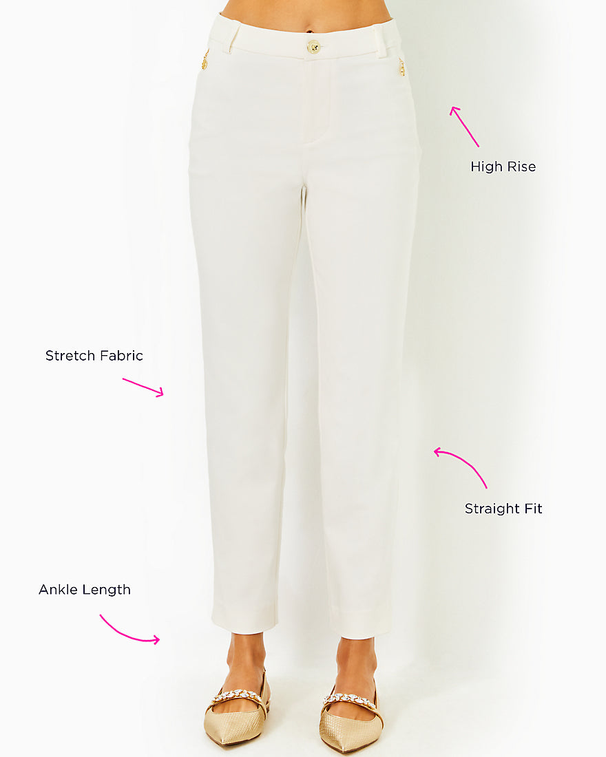 Ana High Rise Pant - Coconut