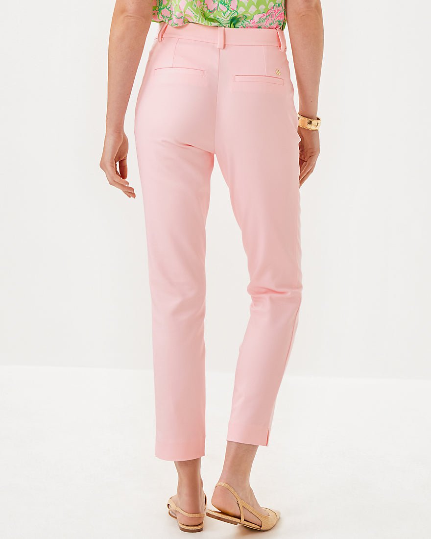 Ana High Rise Pant - Pink Muse