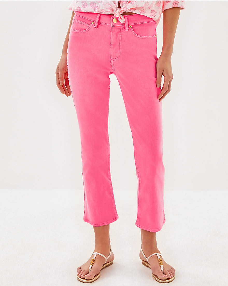 Annet High Rise Crop Flare Jean