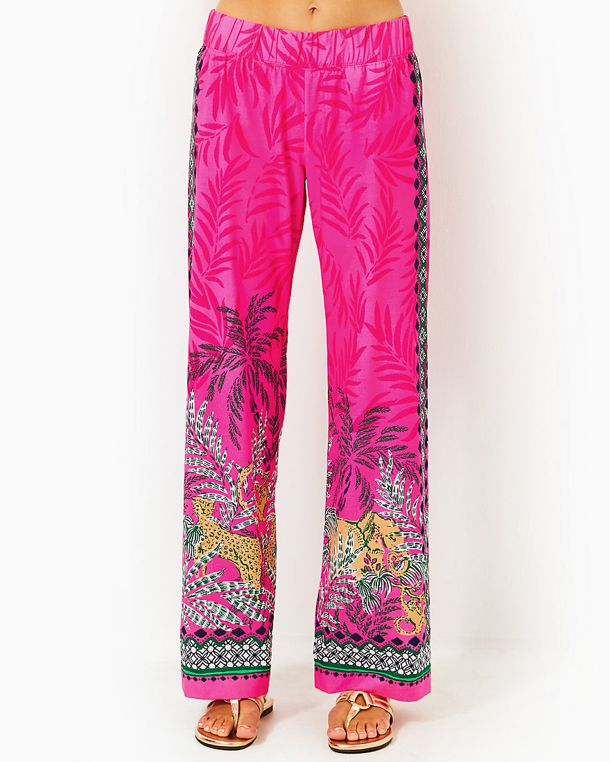 Bal Harbour Palazzo Pant - Multi Wild Side