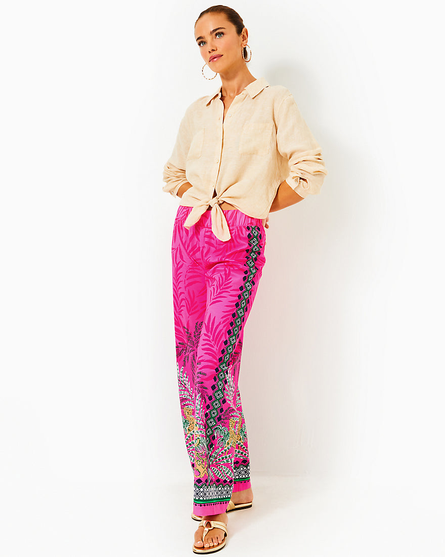 Bal Harbour Palazzo Pant - Multi Wild Side