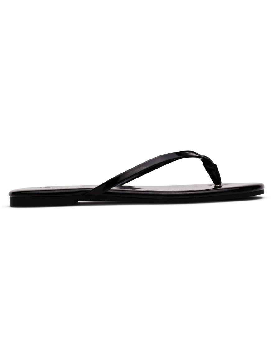 Beachbae Flat Sandal - Black - 5