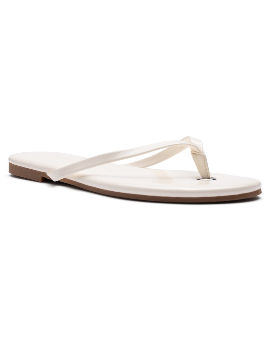 Beachbae Flat Sandal - Creme - 11