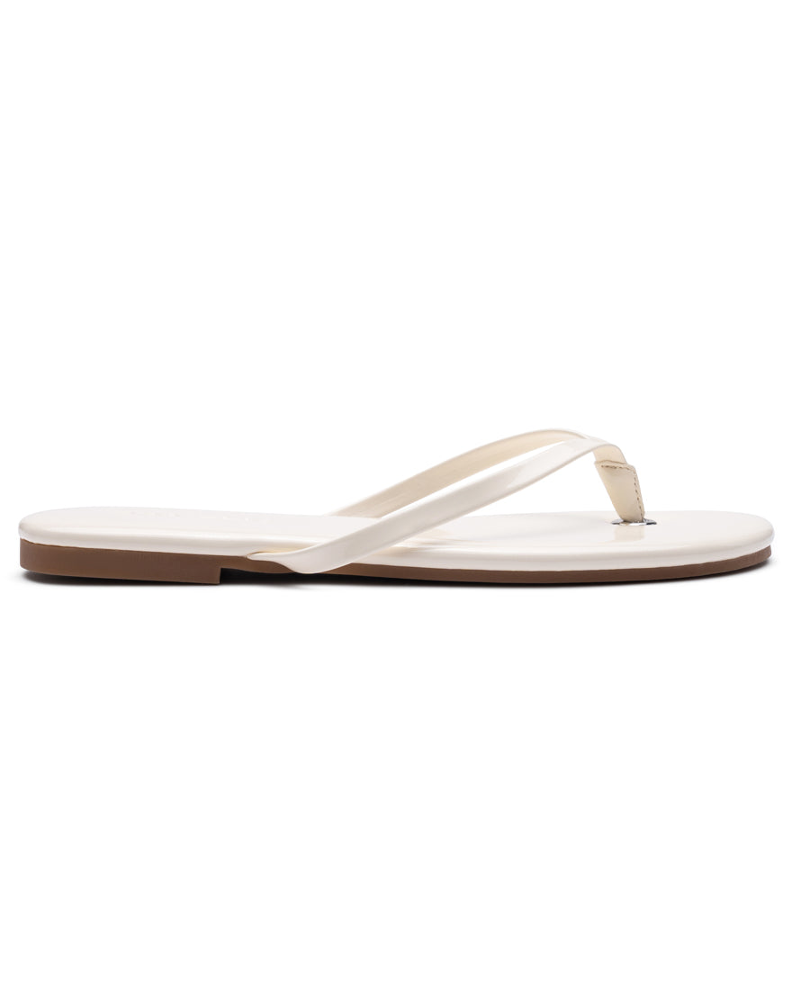 Beachbae Flat Sandal - Creme - 15