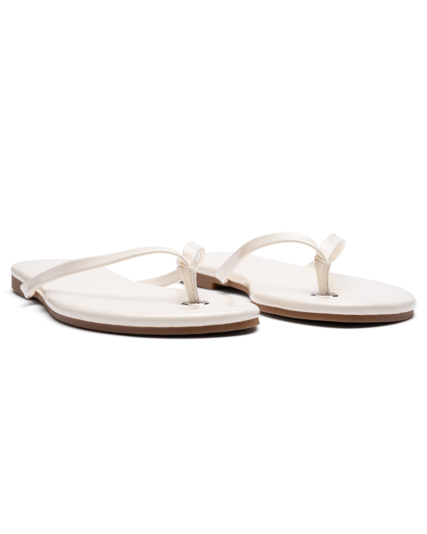 Beachbae Flat Sandal - Creme - 16