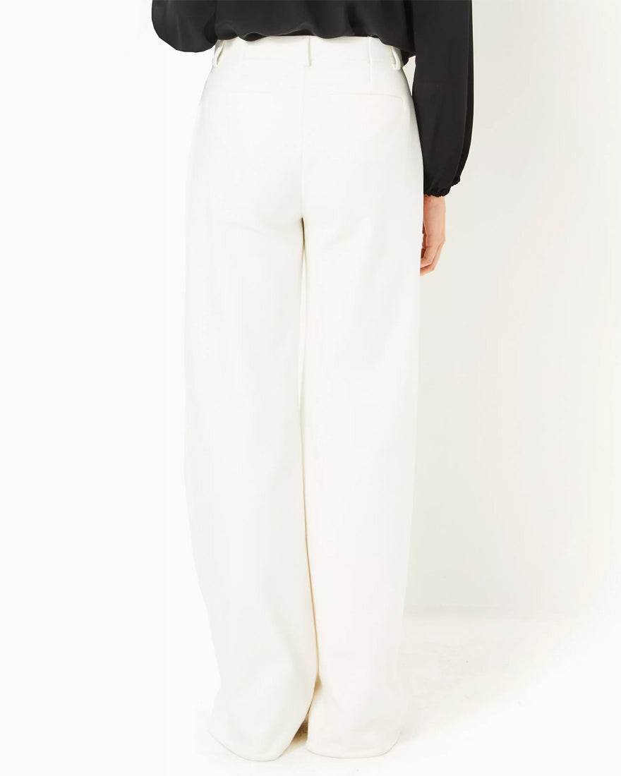 Colletti High Rise Trouser - Coconut