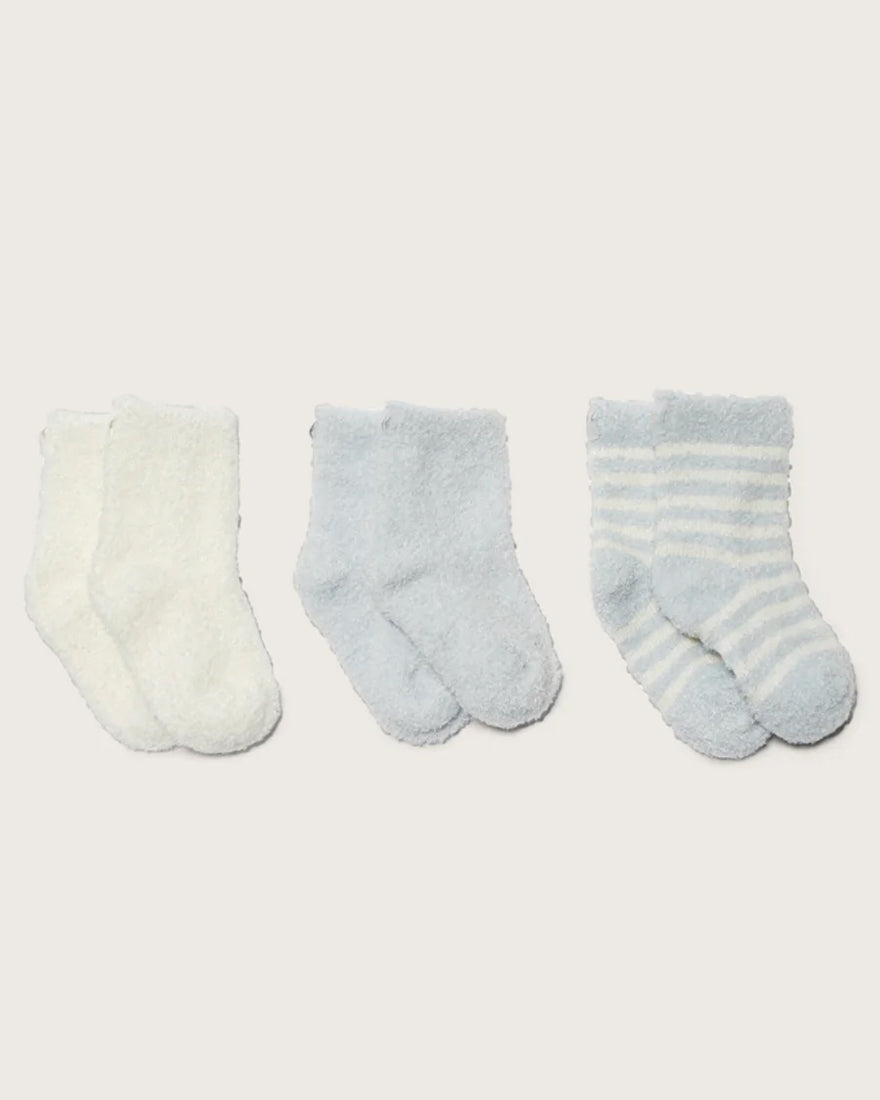 Cozy Chic Infant Socks 3 Pack