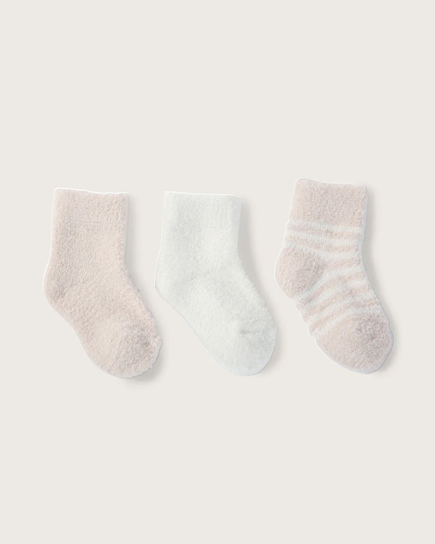 Cozy Chic Infant Socks 3 Pack