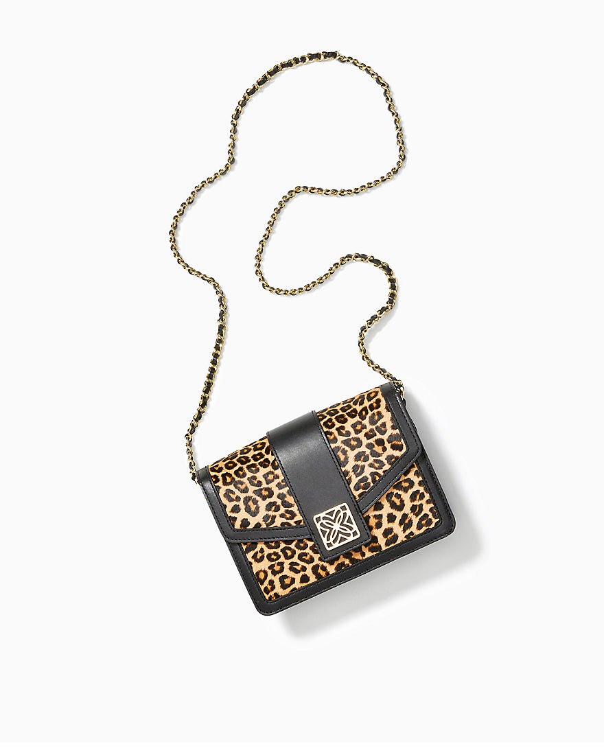 Dobson Crossbody - Multi Leopard Haircalf - 1