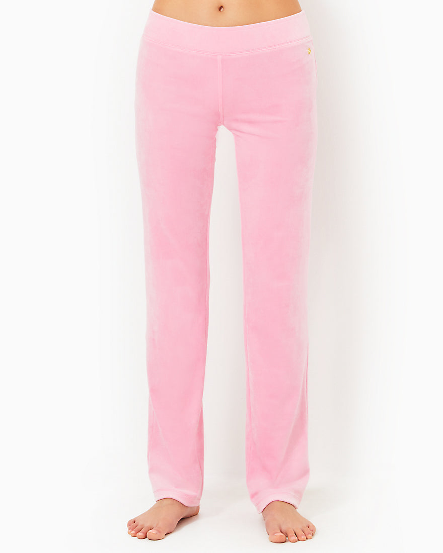 Dorsey Velour Pant - Conch Shell Pink - 3