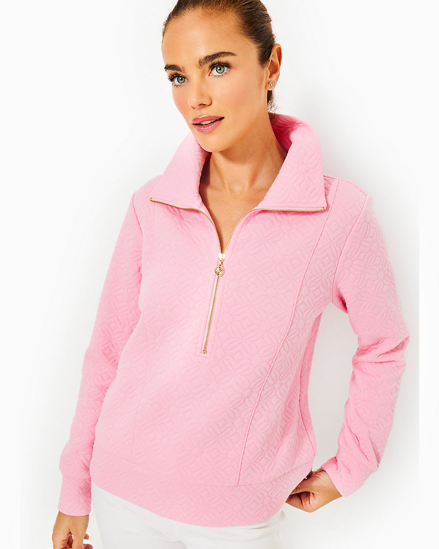 Eleni Pullover - Conch Shell Pink Butterfly