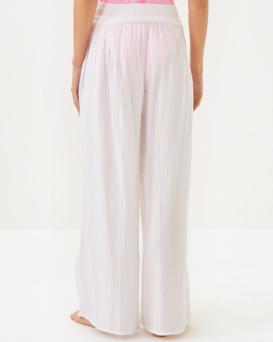 Enzo Pant Coverup - Resort White