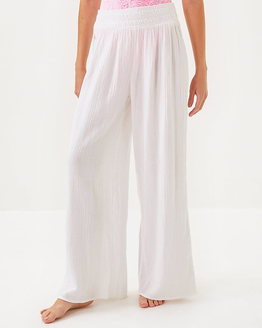 Enzo Pant Coverup - Resort White