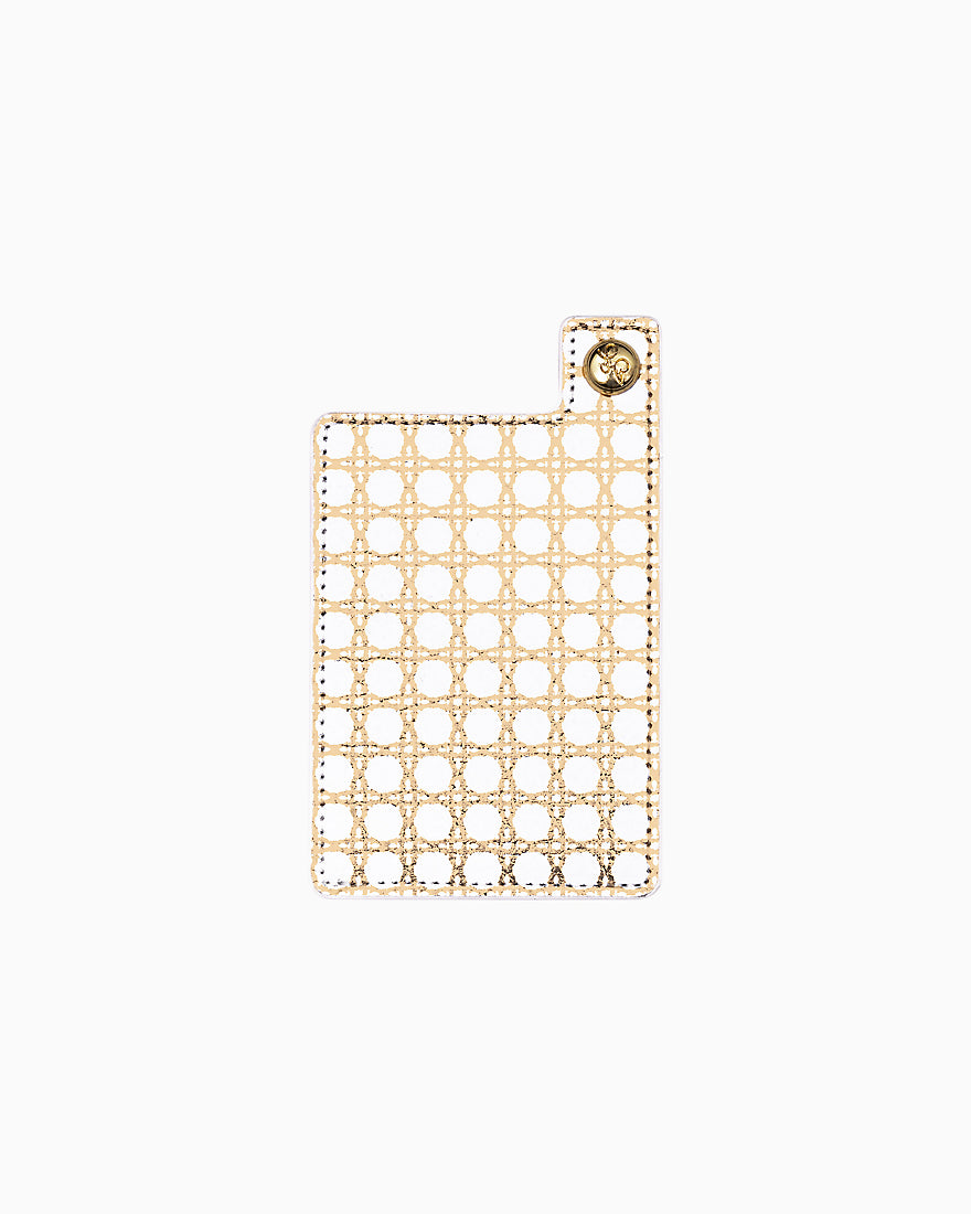 Expandable Phone Pocket - Gold Caning - 1