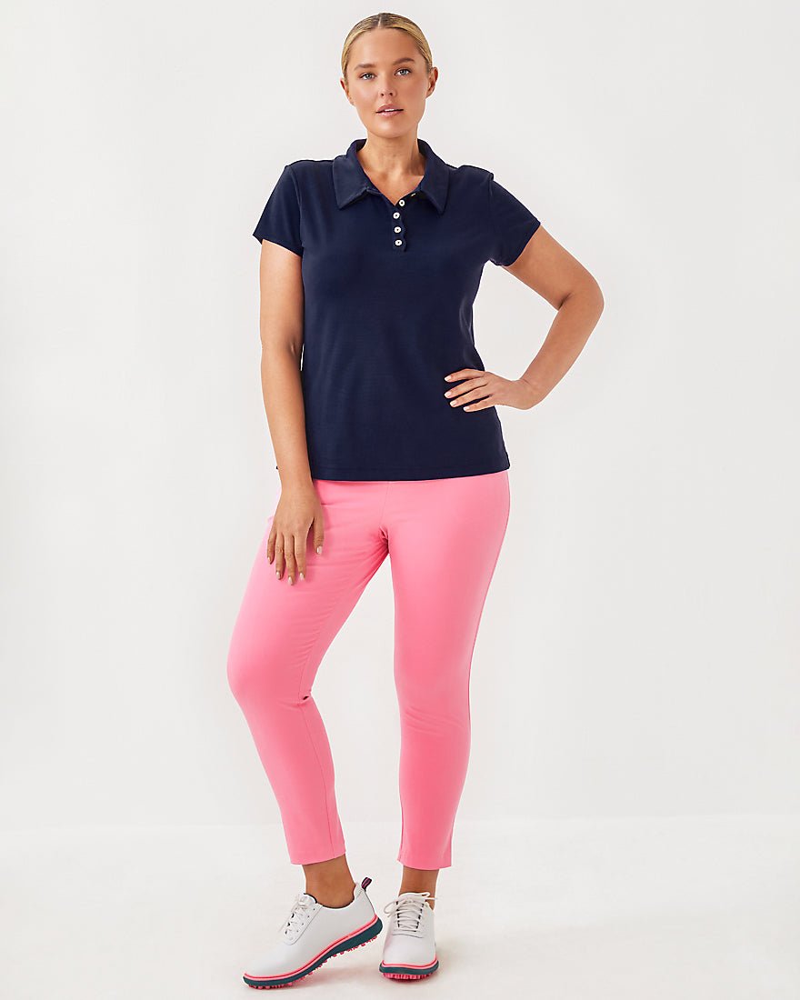 Frida Scallop Polo Upf 50 Plus - True Navy - 5