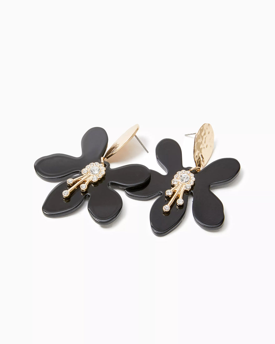 In A Flutter Earrings - Noir