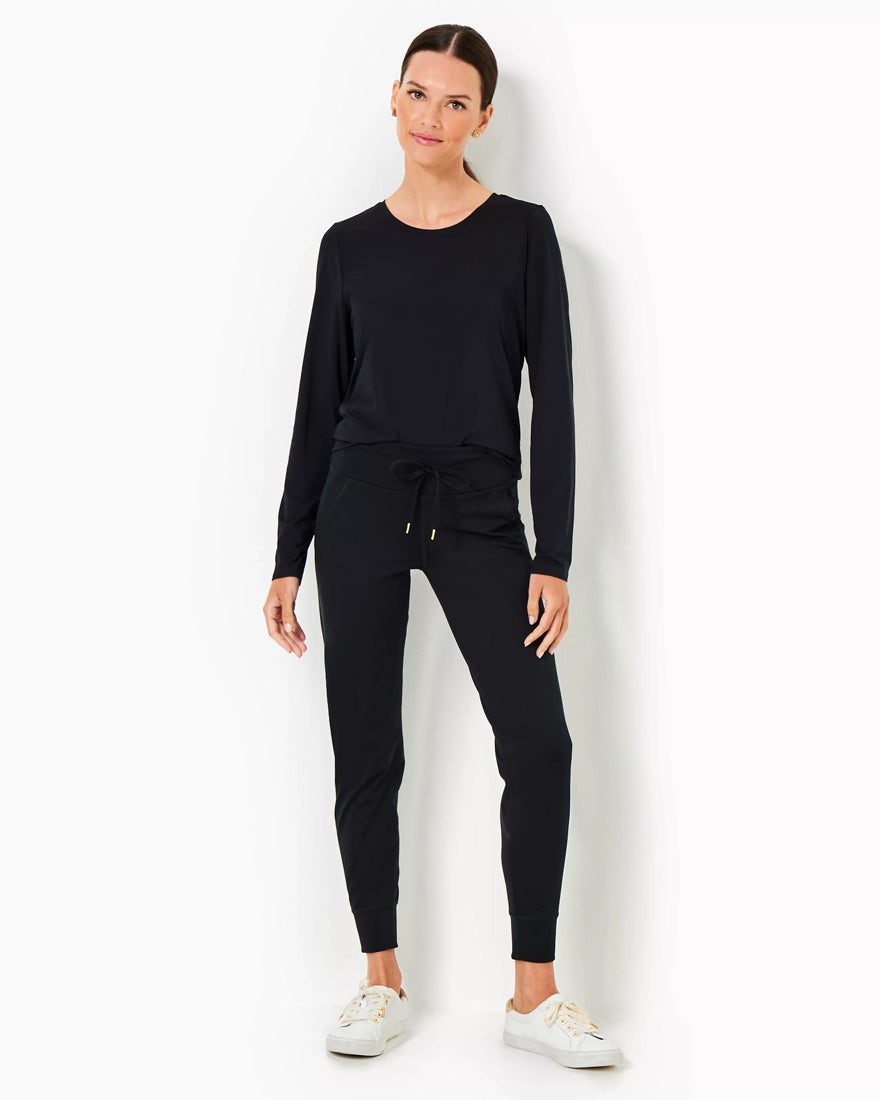 Island Mid Rise Jogger Upf 50 Plus - Noir - 4