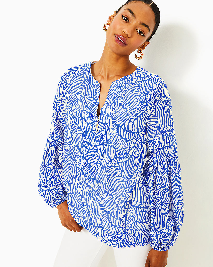 Laurelie Top - Martinique Blue Zee Bebe