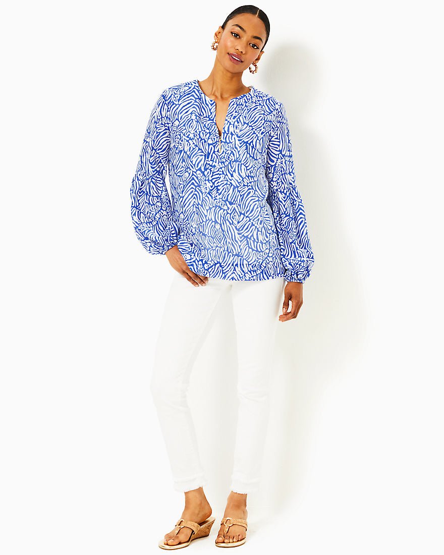 Laurelie Top - Martinique Blue Zee Bebe