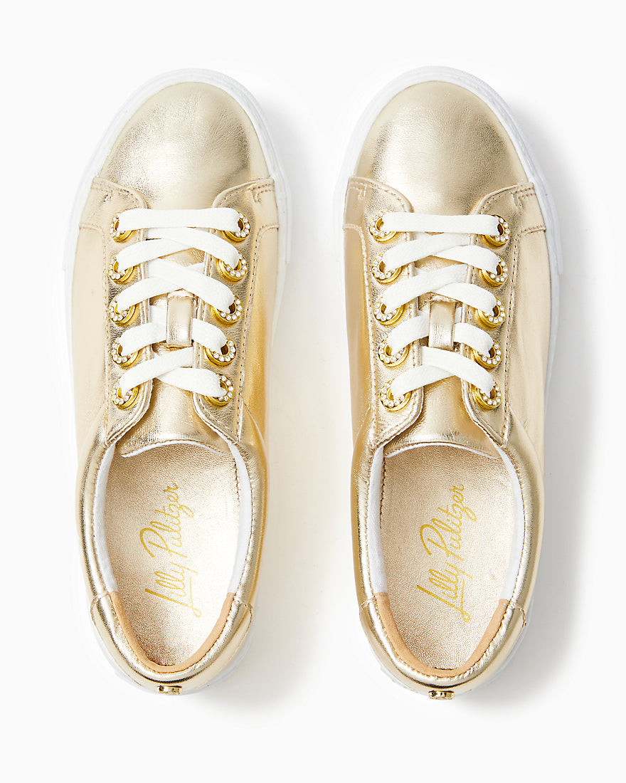 Lux Hallie Sneaker - Gold Metallic - 6