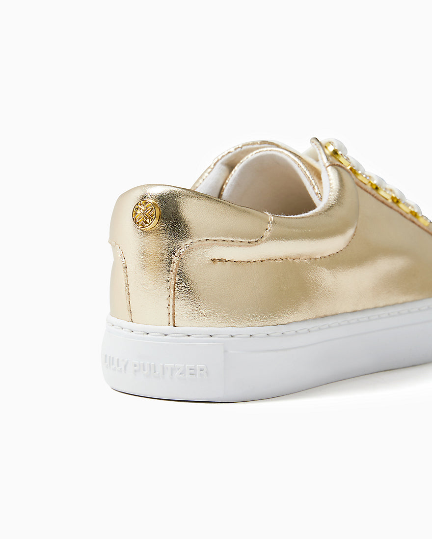 Lux Hallie Sneaker - Gold Metallic - 7