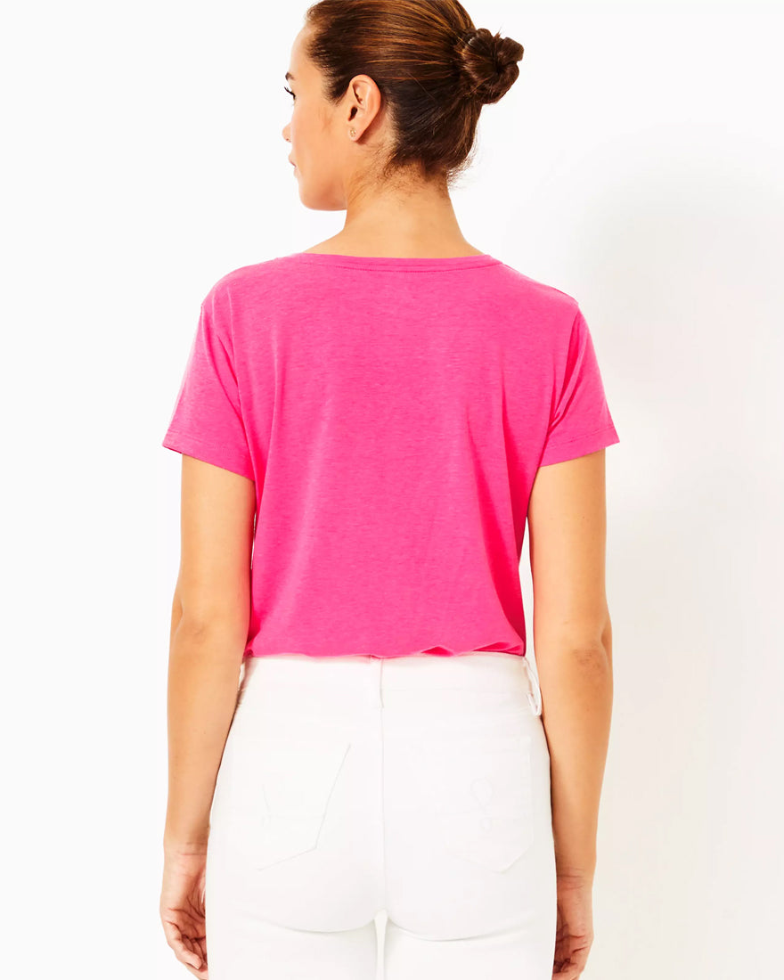 Meredith Tee - Passion Fruit Pink - 2