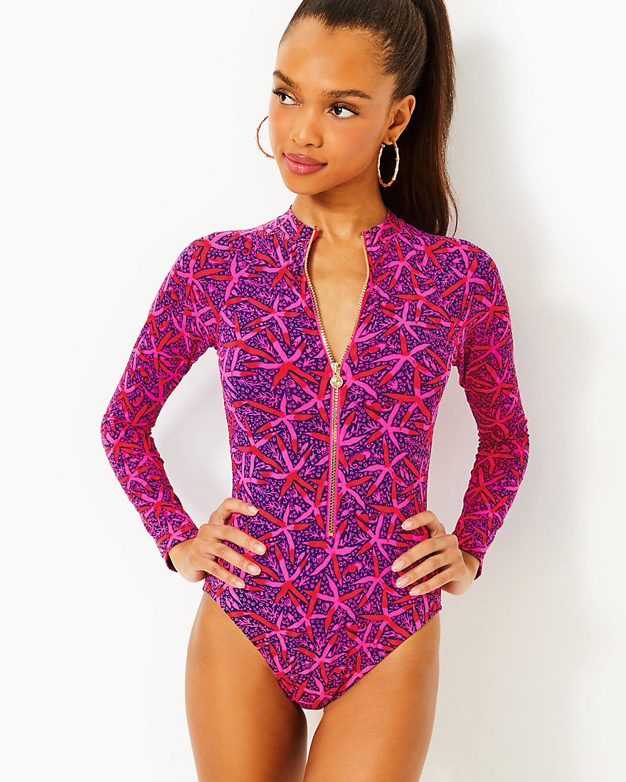 Randee Rashguard One Piece Swimsuit