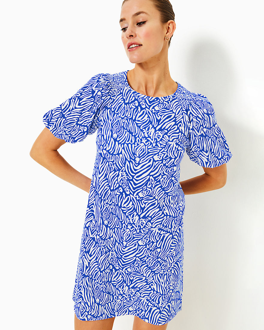 Rosen Dress - Martinique Blue Zee Bebe - 1