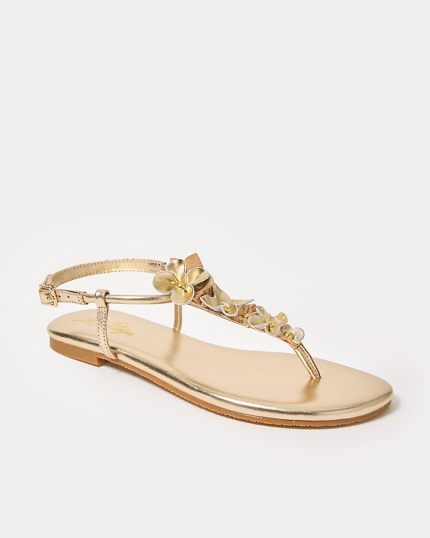 Shelley Sandal - Gold Metallic