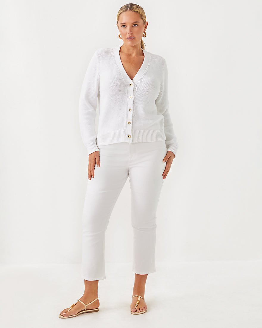 Tippery Cardigan - Resort White