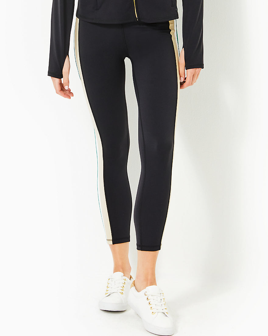 Weekender High Rise Midi Legging - Noir Colorblock - 4