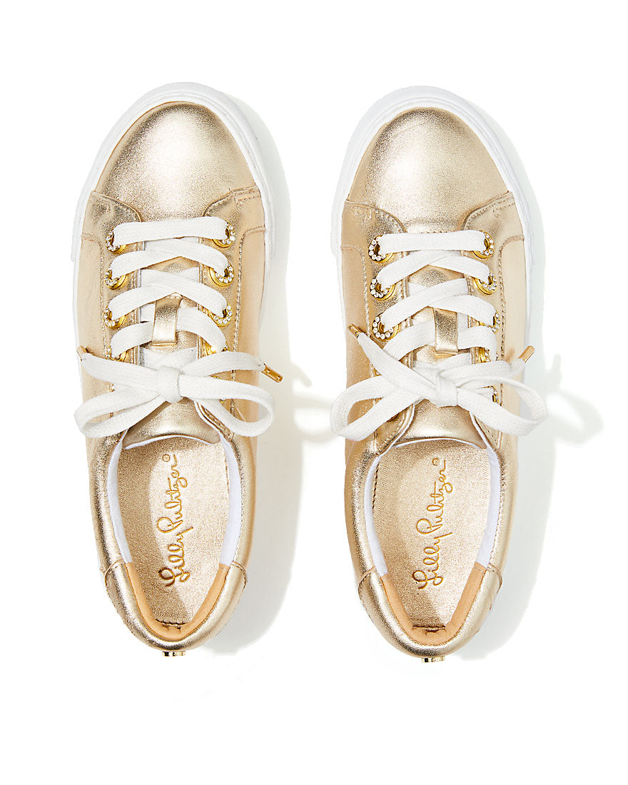 Lux Hallie Sneaker - Gold Metallic - 3