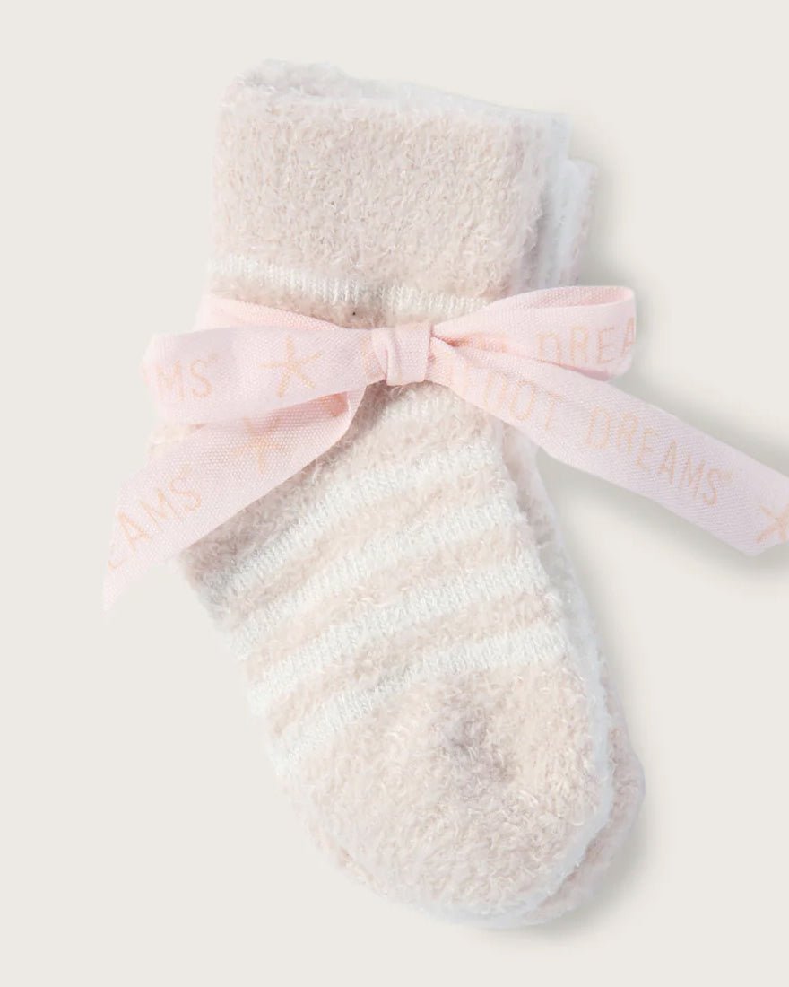 Cozy Chic Infant Socks 3 Pack - Blue Pearl