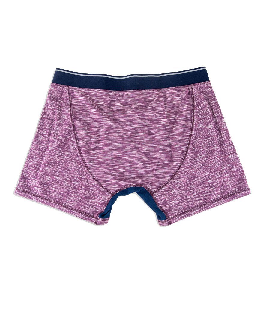 Mens Baxter Boxer Brief - Plum Wine - 3