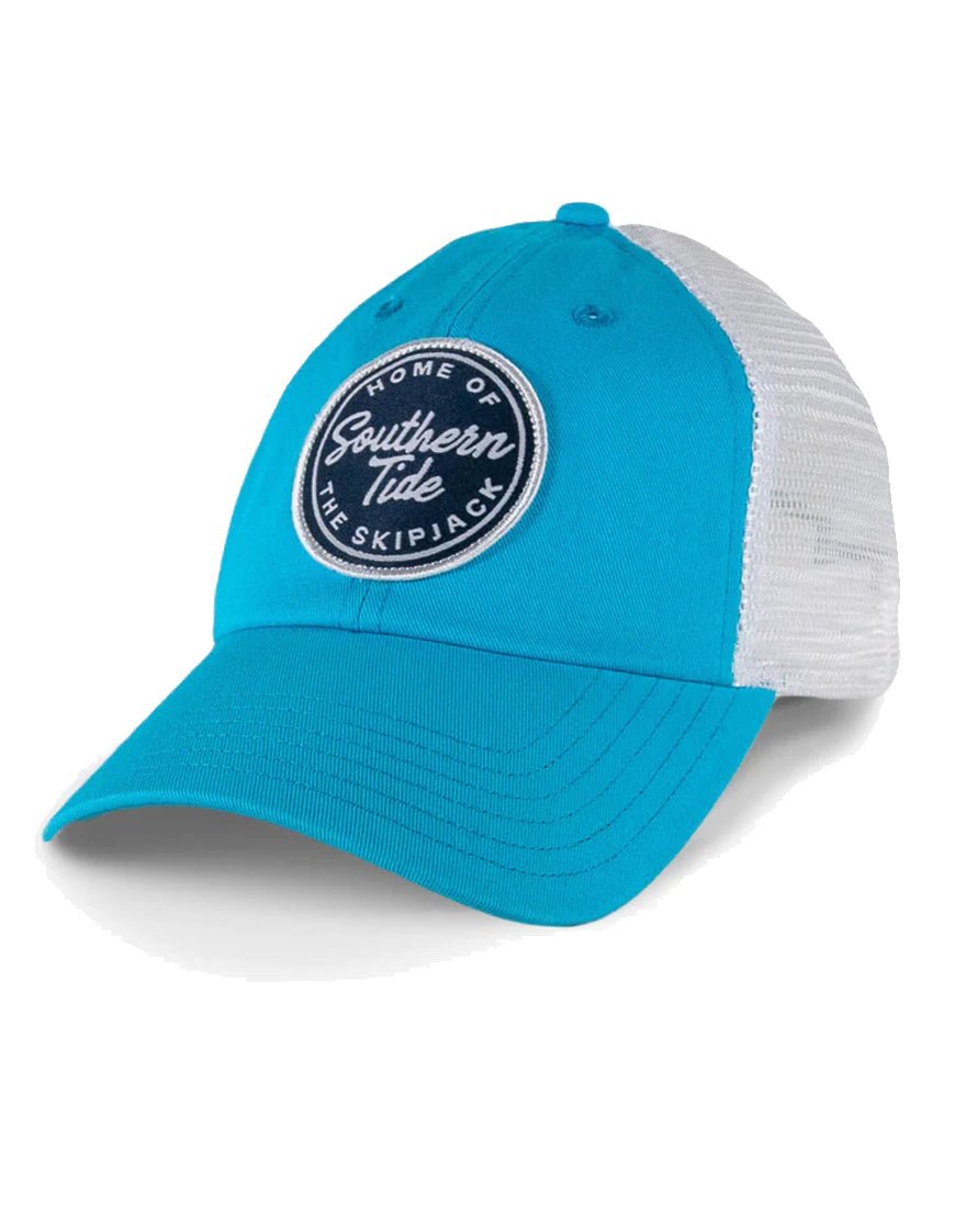 Mens Home Of The Skipjack Patch Trucker Hat - Blue - 1