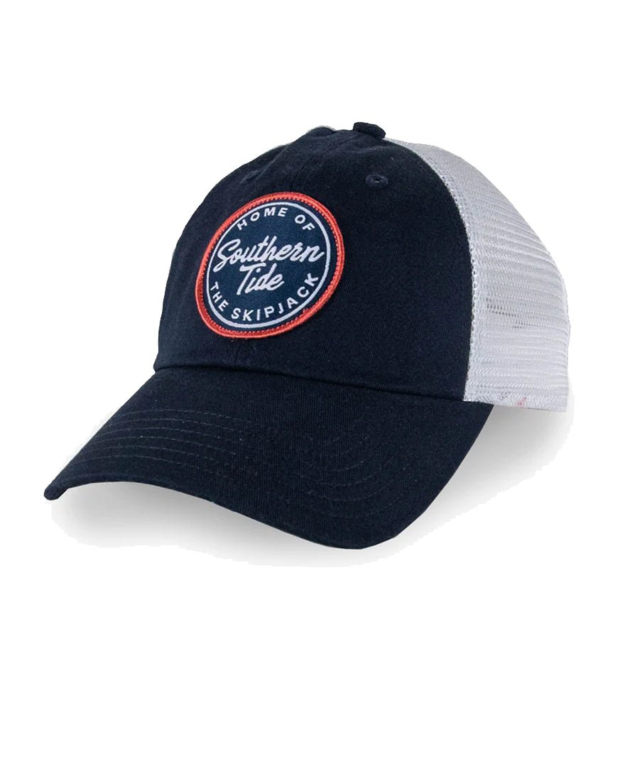 Mens Home Of The Skipjack Patch Trucker Hat - Navy - 3