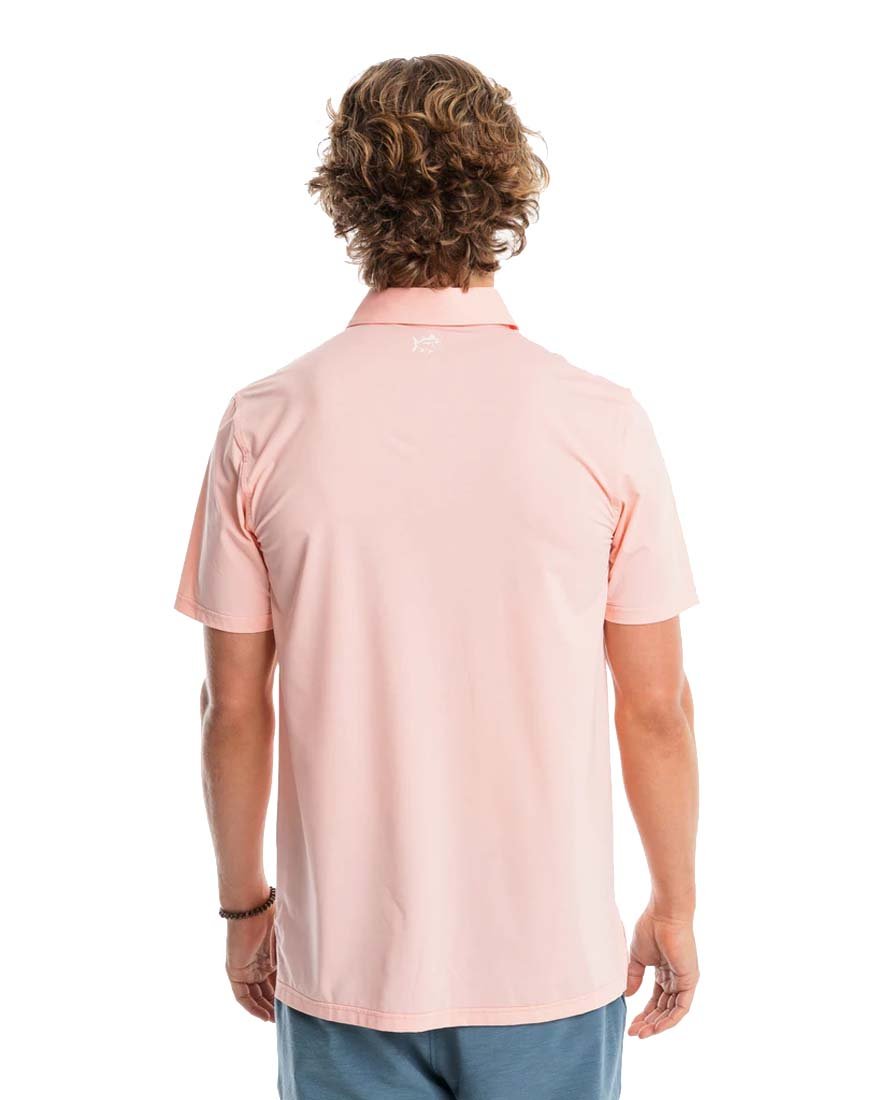 Mens Shortsleeve Brreeze Sawgrass Stripe Performance Polo - Sun Baked Sand - 13