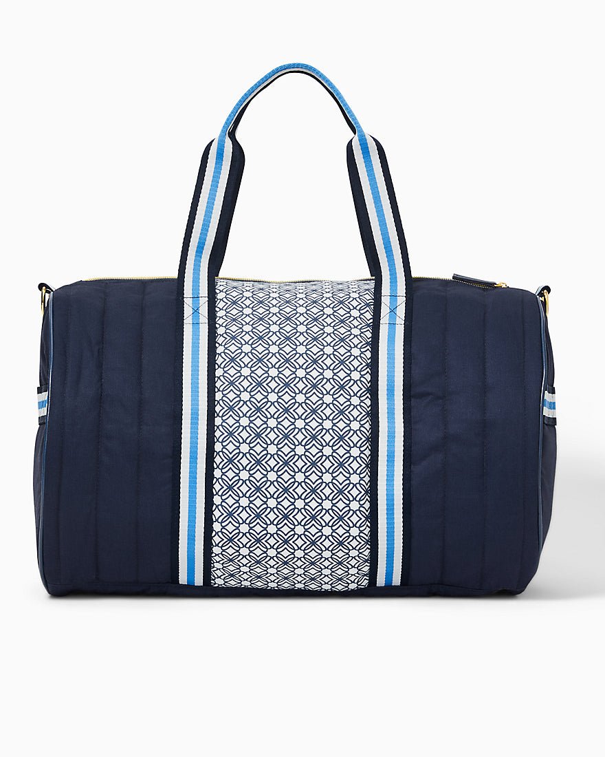 Quilted Puffer Halton Duffel Bag - Low Tide Navy - 7