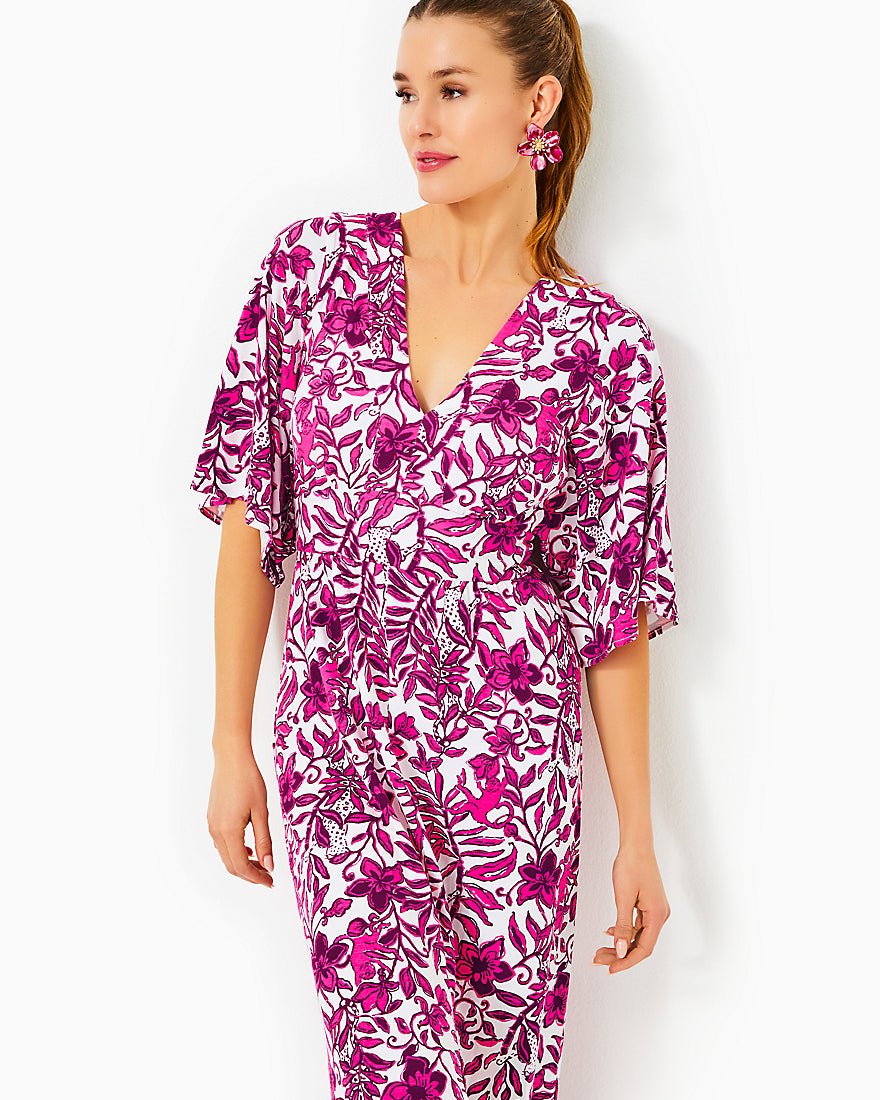 Roselle Maxi Dress - Elderflower Blossom Lil Escape Plan - 7