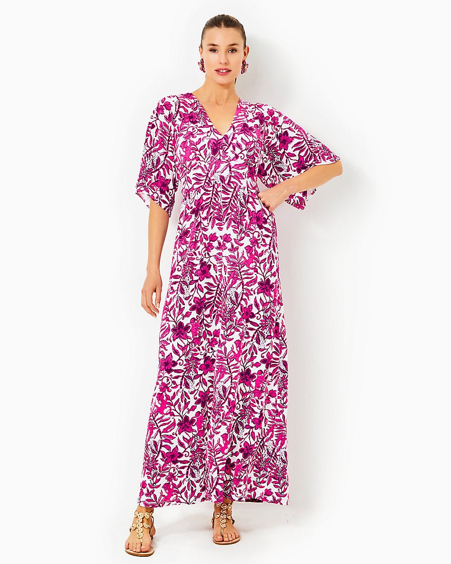 Roselle Maxi Dress - Elderflower Blossom Lil Escape Plan - 8