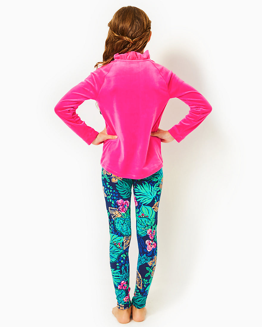 LILLY PULITZER WEEKENDER HIGH RISE LEGGING FLOCK TO THE TOP XXS